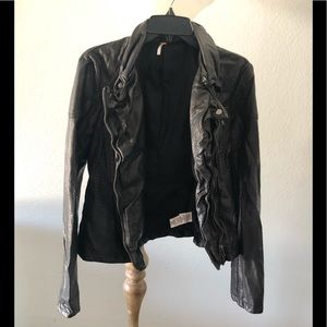 Free People Faux Leather Jacket